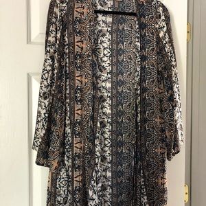 Women’s XL Rayon Shtug/Cover Up/open Cardigan